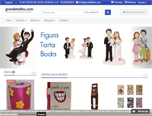 Tablet Screenshot of grandetalles.com
